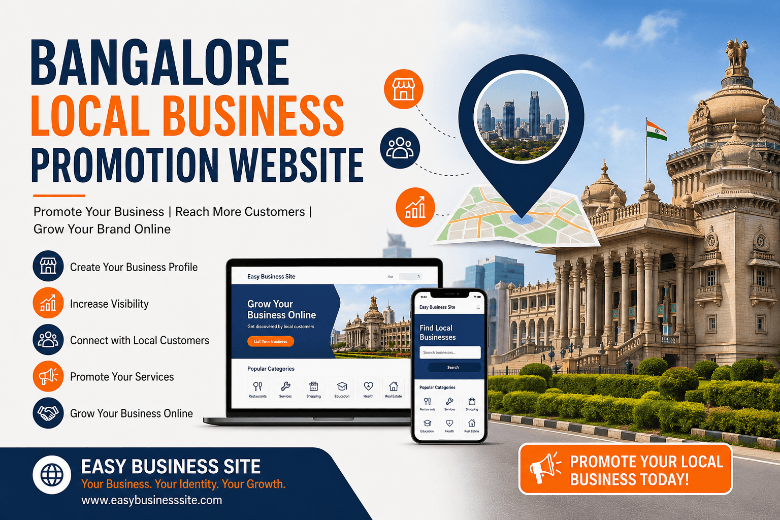 Bangalore Local Business Promotion Website